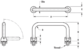 Round 90Free Fall – External Thread
